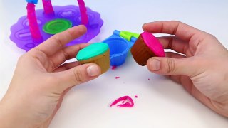 Cupcake Tower Play Doh Toy Review with Play Doh Plus Make Play Dough Cupcake Sweet Shoppe