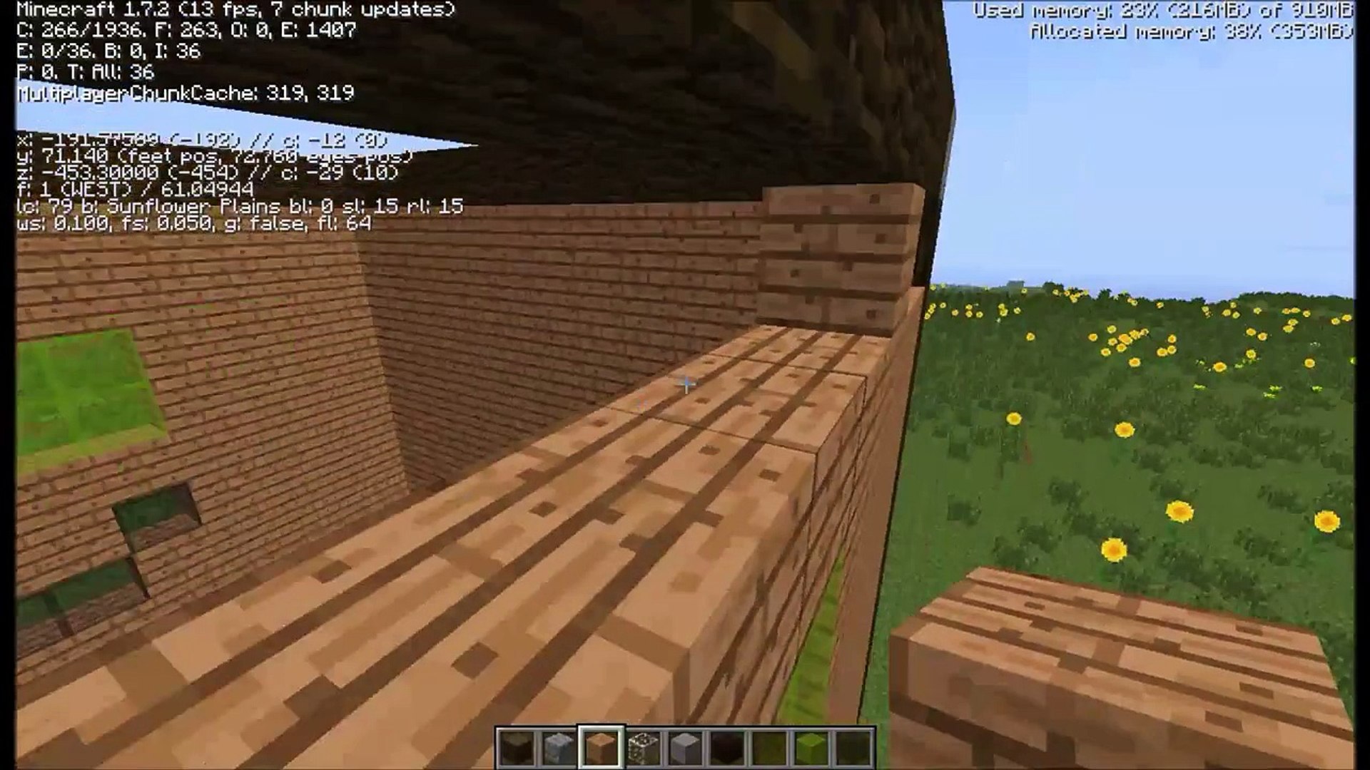 How To Build A House In Minecraft Or Not Really Part 1 Video Dailymotion