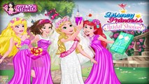 Disney Princess Bridal Shower - Princess Rapunzel Ariel Belle and Aurora Dress Up Game