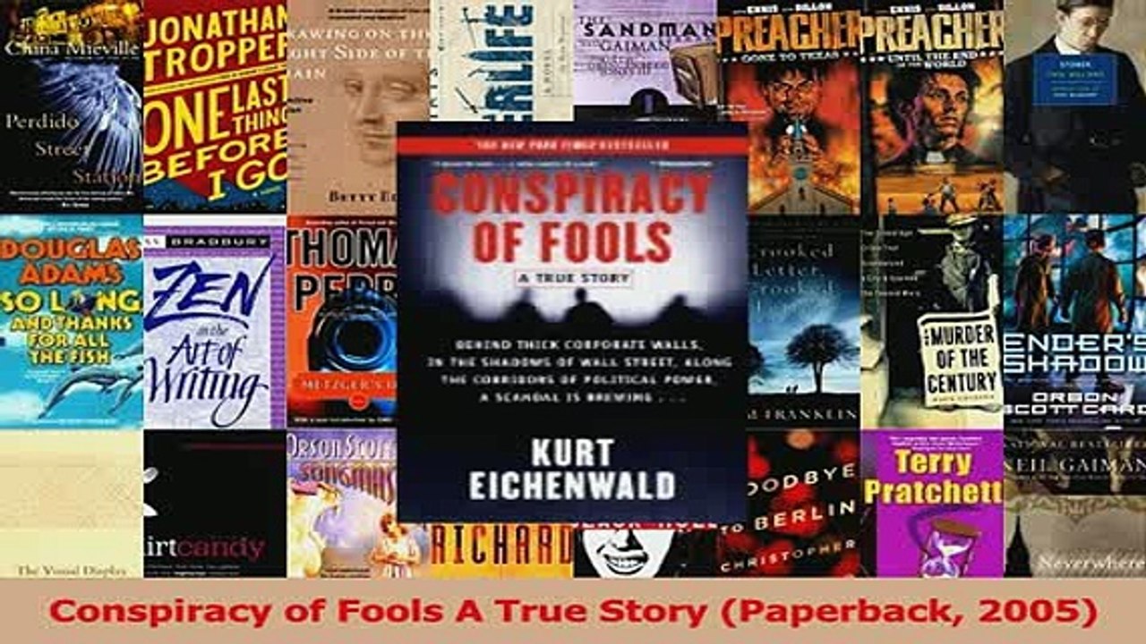 Read  Conspiracy of Fools A True Story Paperback 2005 Ebook Free