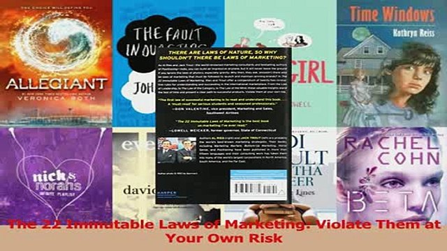 Read The 22 Immutable Laws of Marketing Violate Them at Your Own Risk Ebook Free