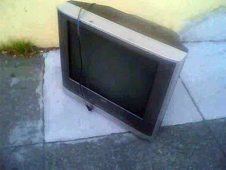 2005 Toshiba MW24F11 CRT TV/VCR/DVD Combo on the Street