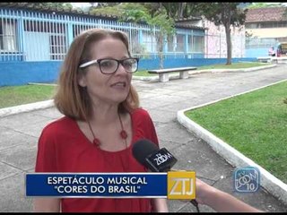 06-11-2015 - ESPETÁCULO MUSICAL CORES DO BRASIL - ZOOM TV JORNAL
