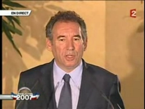 François Bayrou - 1er tour législatives 2007