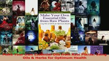PDF  Make Your Own Essential Oils from Raw Plants Using Oils  Herbs for Optimum Health Download Online