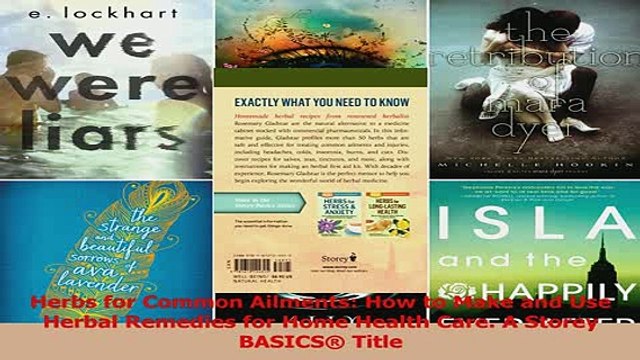 PDF Herbs for Common Ailments How to Make and Use Herbal Remedies for Home Health Care A Download Full Ebook