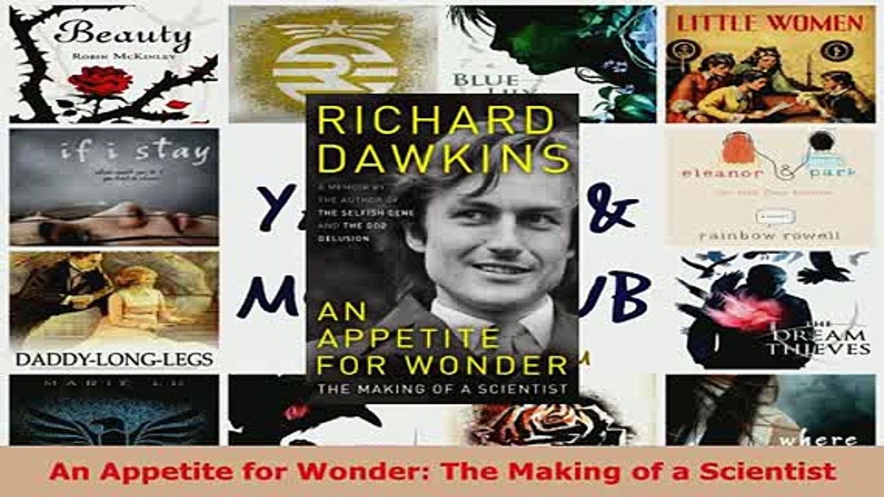 PDF  An Appetite for Wonder The Making of a Scientist Free Books