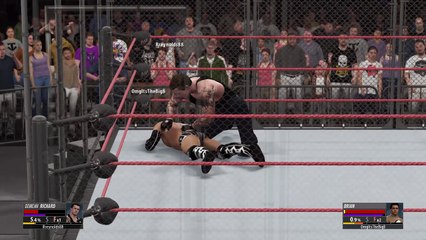 WWE 2K16 PCW Rreynolds88 vs OmgItsTheBigB Part 2 of