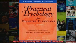 Read  Practical Psychology for Diabetes Clinicians  Full EBook