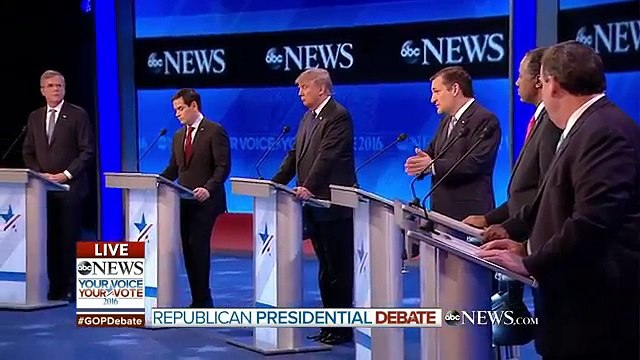 Republican Debate 2016 GOP New Hampshire Debate on ABC News [FULL 1st Hour] 23