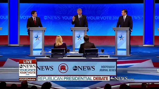 Republican Debate 2016 GOP New Hampshire Debate on ABC News [FULL 1st Hour] 26