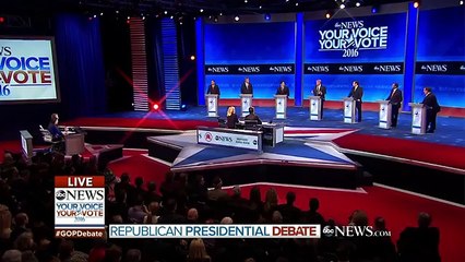 Republican Debate 2016  GOP New Hampshire Debate on ABC News [FULL 1st Hour] 39