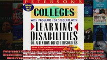 Petersons Colleges With Programs for Students With Learning Disabilities or Attention
