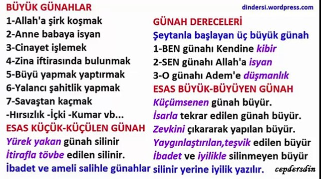 12.Sınıf 2.Ünite Tövbe ve bağışlama - Sesli anlatım - dindersi wordpress