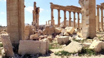 Les ruines de Palmyre, après l'occupation de l'EI