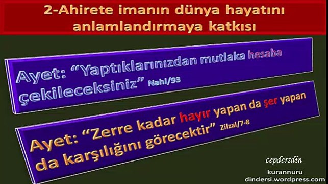12.Sınıf 1.Ünite Dünya hayatı ve ahiret - Sesli anlatım - dindersi wordpress