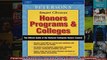 Petersons Honors Programs and Colleges 4th Edition