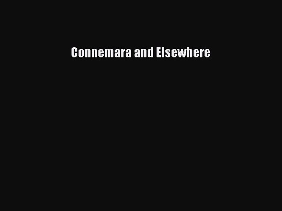 Download Connemara and Elsewhere  EBook