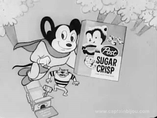 1960 SUGAR CRISP COMMERCIAL - MIGHTY MOUSE