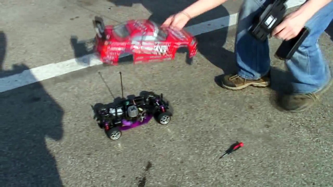 HPI Nitro RTR3 Drift Version Test Run