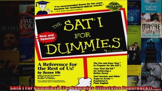SATÂ I For DummiesÂ For Dummies Lifestyles Paperback