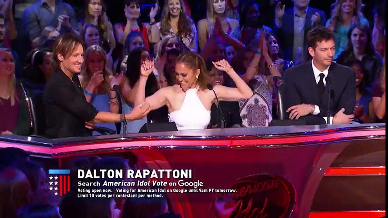Dalton Rapattoni - Top 3 Revealed   Dancing In The Dark  - AMERICAN IDOL
