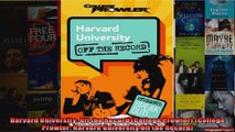 Harvard University Off the Record College Prowler College Prowler Harvard University