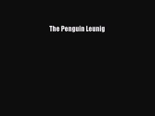 Download The Penguin Leunig Free Books