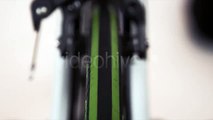 Stock Footage - Bicycle Wheel and Brake | VideoHive