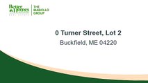 Lots And Land for sale - 0 Turner Street, Lot 2, Buckfield, ME 04220