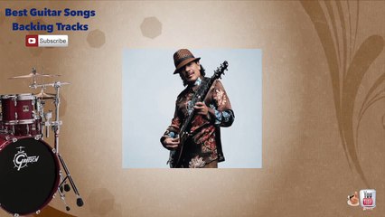 Blues Latino - Carlos Santana Drums Backing Track