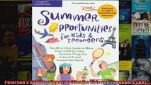 Petersons Summer Opportunities for Kids and Teenagers 2001