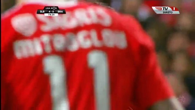 Andreas Samaris Goal HD - Benfica 5-0 Braga - 01-04-2016 -