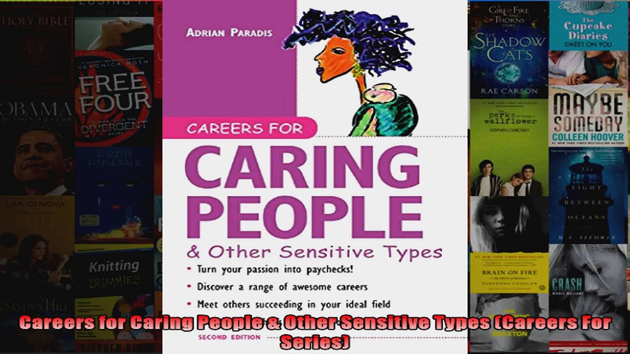 Careers for Caring People  Other Sensitive Types Careers For Series