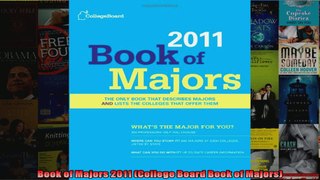 Book of Majors 2011 College Board Book of Majors