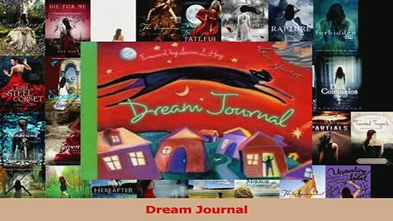 PDF  Dream Journal Read Online