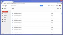 Search and sort files by file size in Google drive