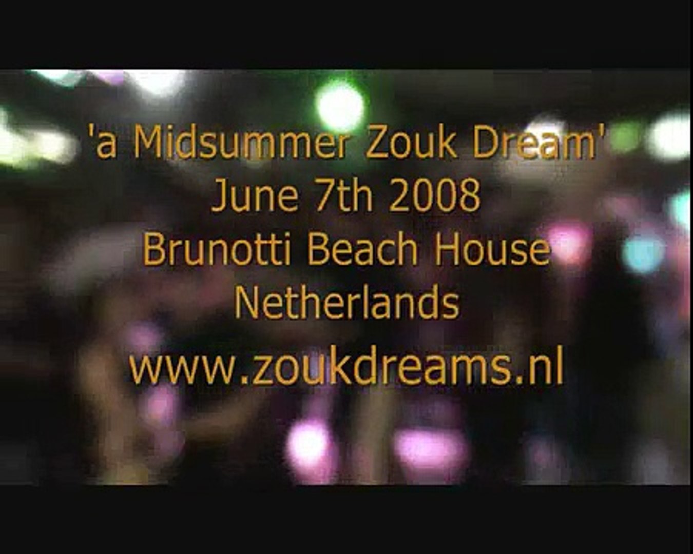 ⁣Zouk dance floor beachparty