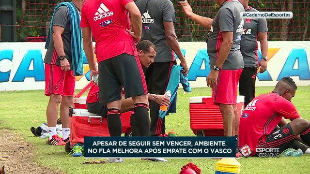 Willian Arão foi o assunto do treino desta sexta no Flamengo