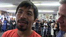 Manny Pacquiao -- To Hell with the Ban ... I'm Still Going to The Grove