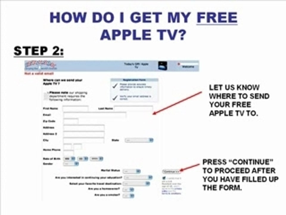FREE Apple Ipod TV (US ONLY)