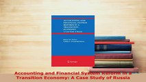 Download  Accounting and Financial System Reform in a Transition Economy A Case Study of Russia Read Online