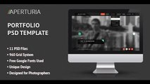 Preview Aperturia - Portfolio PSD Template Creative