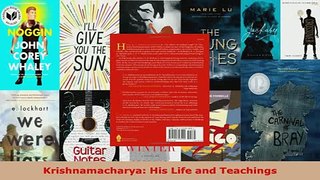 PDF  Krishnamacharya His Life and Teachings Free Books