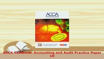 PDF  ACCA Textbook Accounting and Audit Practice Paper 10 PDF Book Free