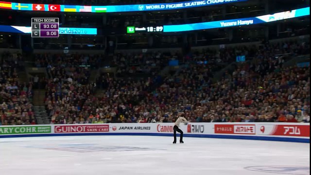 World Figure Skating Championships 2016 Yuzuru Hanyu FS