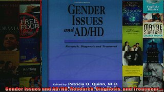 Read  Gender Issues and ADHD Research Diagnosis and Treatment Full EBook Online Free