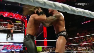 Randy Orton Destroys Seth Rollins Raw