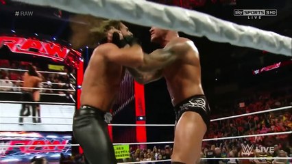 Randy Orton Destroys Seth Rollins Raw