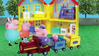 PEPPA PIG - Ataque do tubarão gigante assustador no barco do vovô pig - Portugues Brasil